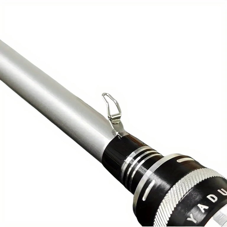 180cm/70.86inch-Silver Fishing Rod-Durable Carbon Fiber Material