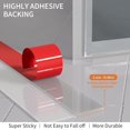 thumbnail image 7 of Weather Stripping, 20Ft(L) x 2 In(W) Door Draft Stopper, Silicone Seal Strip for House and Glass Shower Doors Sweep for Collision and Side Gaps of Door and Windows(Clear), 7 of 7