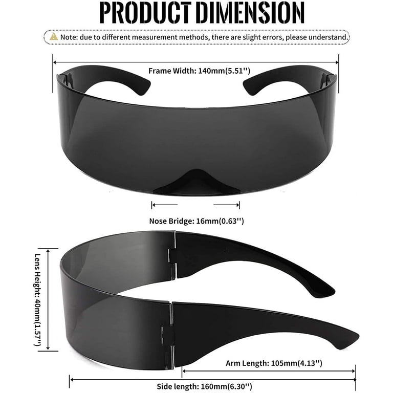 FEISEDY 80s Futuristic Visor Cyber Sunglasses Men Women FEISEDY 80s Futuristic Visor Cyber Sunglasses Men Women