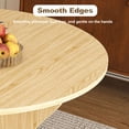thumbnail image 5 of CQSXDA Compact 43 Inch Folding Dining Table, MDF Kitchen Table For Limited Spaces Indoor Outdoor, Ancient Oak, 5 of 16
