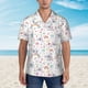 thumbnail image 2 of Balery Cute Koala Camisas hawaianas de manga corta para hombre, camisas playeras de corte holgado, camisas de vacaciones con botones,X-Large, 2 of 7