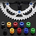 thumbnail image 3 of NIBOLOG 10Pcs Chainring Bolts Anti-rust Fade-less Bike Parts Bike Crank Fixing Bolt Kit for Bicycle, 3 of 8