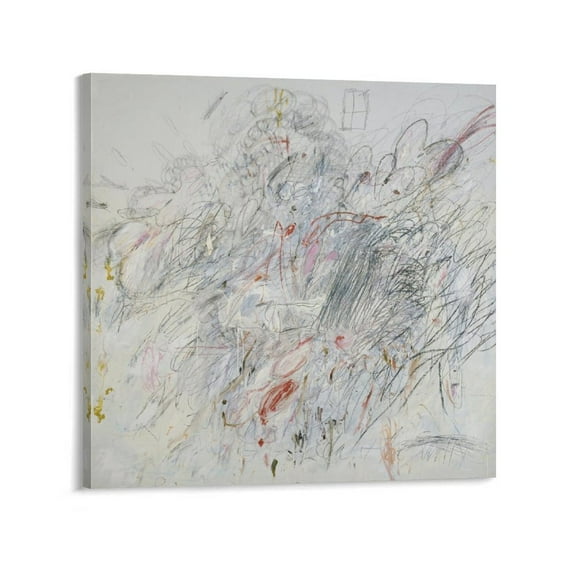 Cy Twombly Print Wall Art《Leda And The Swan》Paintings Poster Picture Print Canvas Poster Wall Paint Art Posters Decor Modern Home Artworks Gift 24x24inch(60x60cm)