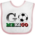 thumbnail image 3 of Inktastic Go, Mexico- Soccer, Football Boys or Girls Baby Bib, 3 of 4