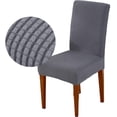 thumbnail image 2 of Chair Covers, Stretch Removable Washable Chair Cover for Dining Chairs,Stretch Chair With Elastic Strap for Dining Room, 2 of 10