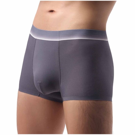 HAiming Briefs Underwear for Men Elastic Waist Soft Breathable Comfortable Underpants Solid Underpant