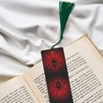 thumbnail image 6 of Kdxio Spider on the Web Print Metal Tassel Bookmarks,Perfect Gift for Art Lovers and Bookworms Metal Bookmarks for Women, 6 of 8