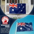 thumbnail image 3 of Anley 3' x 5' Rip-Proof Technology Double Sided 3-Ply Australia Flag - Australian National Flags 300D Polyester, 3 of 8