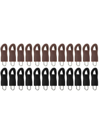  SEWACC 5pcs Zipper Puller Duffle Bag Luggage Plastic Trunk  Clothing Labels Zipper Tabs Pull Replacement Zipper Fixers Backpack Tags  Small Zipper Tab Zipper Slides for Luggage Light Brown