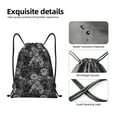 thumbnail image 4 of Sigee Black Cats In A Garden for Drawstring Bag String Backpack for Sports, Gym, Swimming, Beach, Travel-Small, 4 of 6