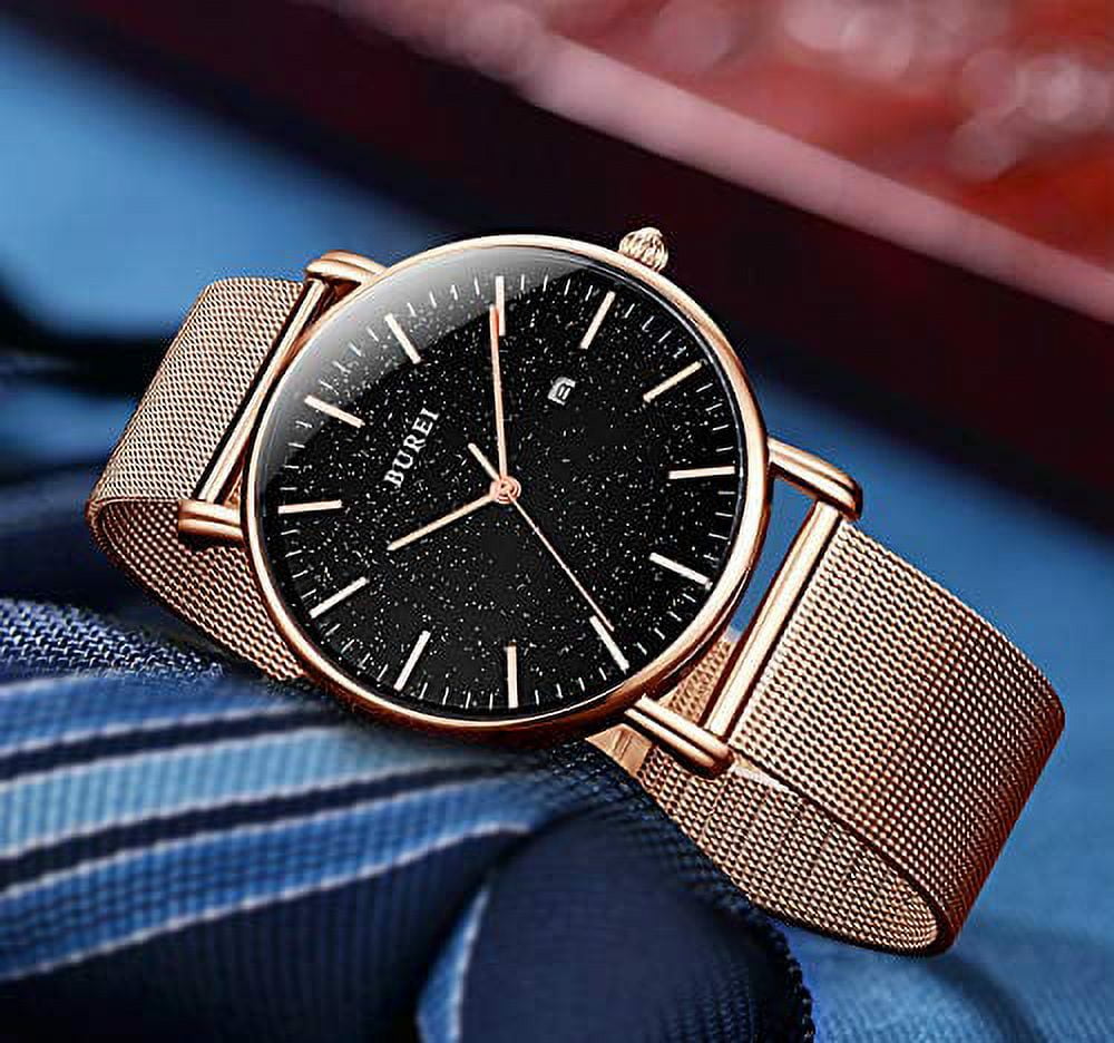 Burei men's fashion top minimalist wrist watch