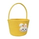 thumbnail image 5 of Cesta de Pascua Cestas de Conejito de Pascua Lindas con Asas Decoración de Pascua Portátil Amarillo, 5 of 9