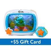 [$5 Savings] Baby Einstein Sea Dreams Soother Musical Crib Toy and Sound Machine with Remote, Lights and Melodies, Newborns +