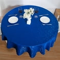 thumbnail image 5 of Eespoir Hotel Wedding Tablecloths, Restaurant Round Table Cloths, Dining Table Covers, For Wedding and Party Decorative, Home Party Decorations, Washable Fabric(Blue), 5 of 6