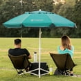 thumbnail image 6 of AMMSUN 6.5ft Lightweight Sports Beach Umbrella Portable Shade with Stand for Outdoor Games,Green, 6 of 8