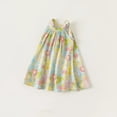 thumbnail image 4 of Cethrio Toddler Girls Sundresses- Cotton Printed Sleeveless Fashion Cute Grils Summer Dresses Green Size 4T, 4 of 6