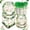 Green, variant on 168pcs Wild One Birthday Party Supplies Tableware Set - Safari Birthday Decorations Include Plates, Napkins, Cups, Cutlery, for Animal Jungle Theme Wild One Party Supplies | Serves 24