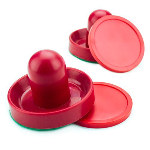Air Hockey Paddles Red color Green Pads 