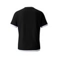 thumbnail image 4 of Camiseta Casual de Manga Corta con Cuello Tripulado 100% Fibra de Poliéster, Lavable en Máquina, Versátil para el Uso Diario, 4 of 6
