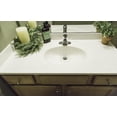 thumbnail image 3 of Bowery Hill 18.38" Traditional Cultured Marble Universal Side Splash in White, 3 of 6