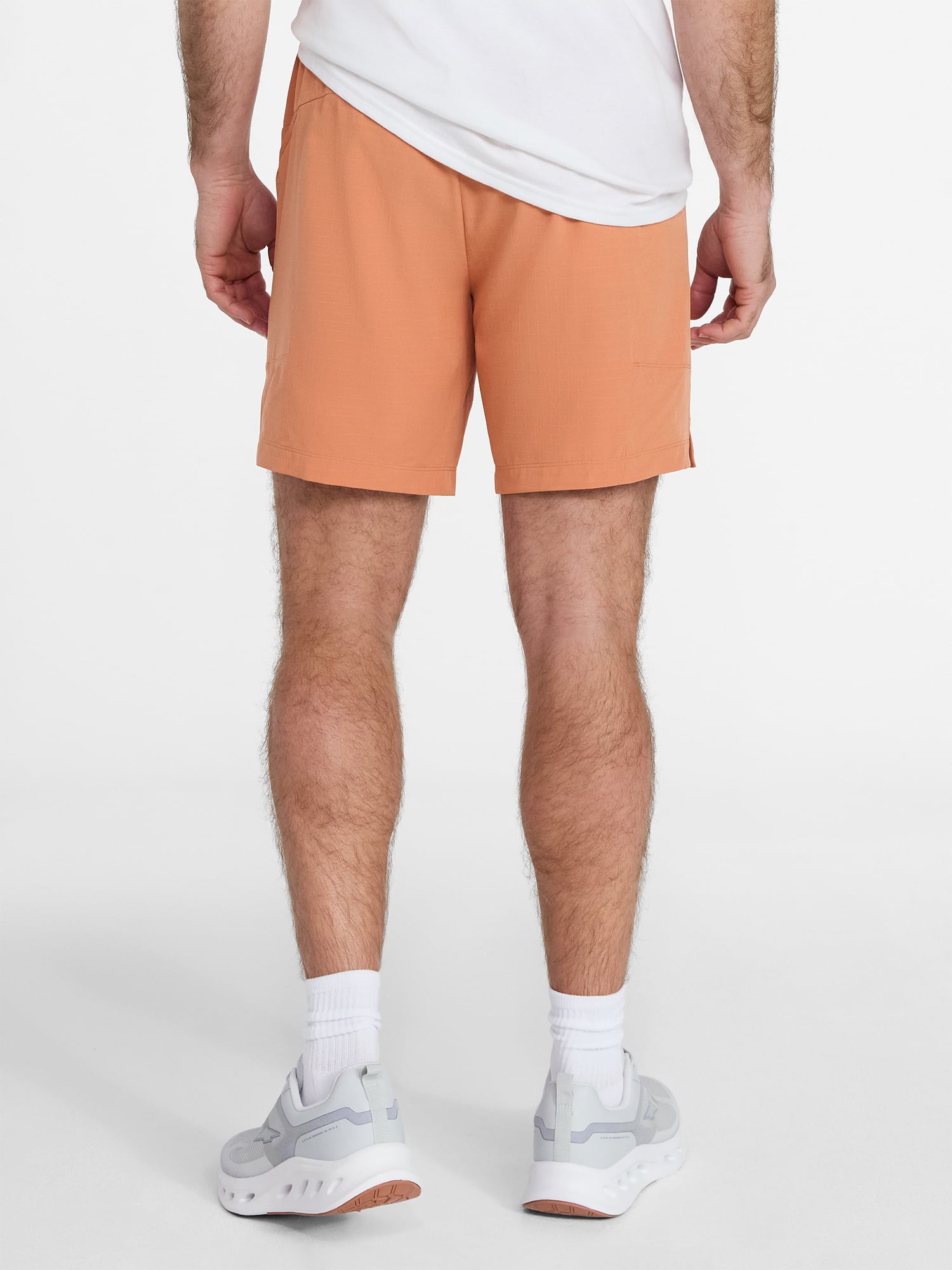 Athletic Works Men's and Big Men's Ripstop Shorts, 7" Inseam, Sizes XS-3XL