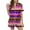 35-Hot Pink, variant on Women Pajamas Sets Silk Satin 2 Piece Short Sleeve Silky Pj Short Set Collar Graphic Printed Lounge Wear Soft Comfy Gothic Sleepwear with Pockets