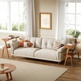 thumbnail image 4 of Finmind Narrow End Table Set of 2, Farmhouse Sofa Side Table with Solid Wood Legs & Storage Shelf for Living Room, Walnut, 4 of 5