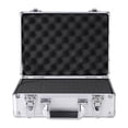 thumbnail image 3 of Caja de herramientas de aleación de aluminio resistente con asa, estuche de almacenamiento para herramientas de exterior para hombres con esponja, 3 of 8
