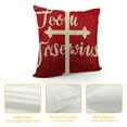 thumbnail image 4 of JEUXUS  Jesus is The Reason for The Season Cross Winter Blessed Lumbar Decorative Throw Pillow Cover Cushion Case Waist for Farmhouse Sofa, 4 of 5