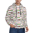 thumbnail image 2 of Daiia Pig And Watermelon for Men's Fashion Hoodies & Sweatshirts with Kangaroo Pocket Hooded Sweatshirt Breathable & Moisture Wicking-Small, 2 of 7