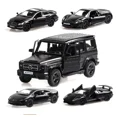 thumbnail image 4 of 1:36 Matte Black Series Benz G63 Lamborghini Huracan Camaro VW Model Ford Raptor Alloy Model Simulation Toy Car Gift, 4 of 9