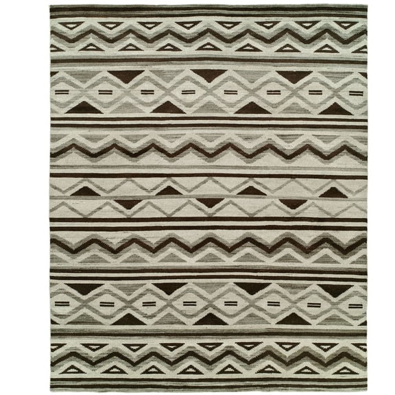 Kalaty Mojave Area Rug MV-705 Traditional Grey Geometric, Gray, 2' x 12'