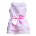 thumbnail image 1 of Jupe pour Chien Robe Nœud Papillon Robe de Mariage Printemps Été Automne Vêtements pour Animaux de Compagnie Chat Rayures pour Promenades et Sorties Décontractées, 1 of 6