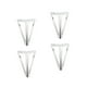 thumbnail image 1 of 4 piezas de patas de repuesto para muebles, patas de sofá con protectores para patas de mesa Plata, 1 of 9