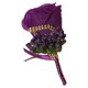 thumbnail image 2 of Qarigey Boutonniere de boda Accesorios de novio seguros y reutilizables Broches inodoros Flores Púrpura amigable con la piel Type3 NO3, 2 of 6