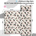 thumbnail image 5 of Cow and Spot Beige Pattern Teens Toddler Nap Mat with Pillow, Sleeping Mat Bag for Preschool Daycare 59"x22", 5 of 6