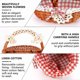 thumbnail image 5 of Hand Made Wicker Basket Wicker Camping Picnic Basket Shopping Storage Hamper And Handle Wooden Wick, 5 of 5