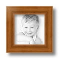 thumbnail image 2 of ArtToFrames 5x5 Inch Honey Picture Frame, This Brown Wood Poster Frame is Great for Your Art or Photos, Comes with Regular Glass (4097), 2 of 8