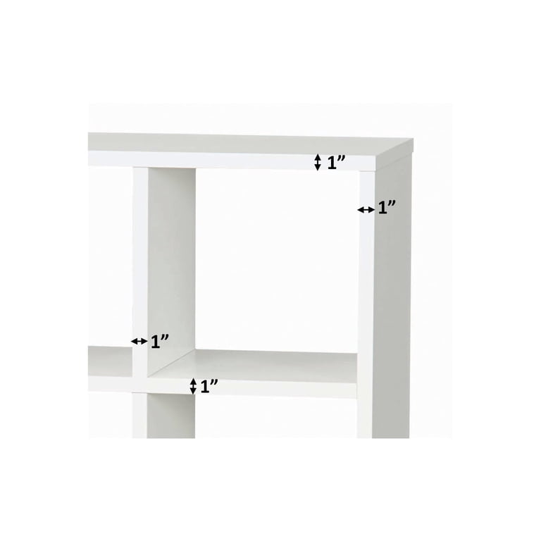 Better Homes & Gardens 8-Cube Organizer Bookcase, White photo 6