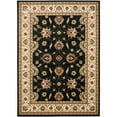 thumbnail image 5 of SAFAVIEH Lyndhurst Miah Floral Border Area Rug, Black/Ivory, 3'3" x 5'3", 5 of 6