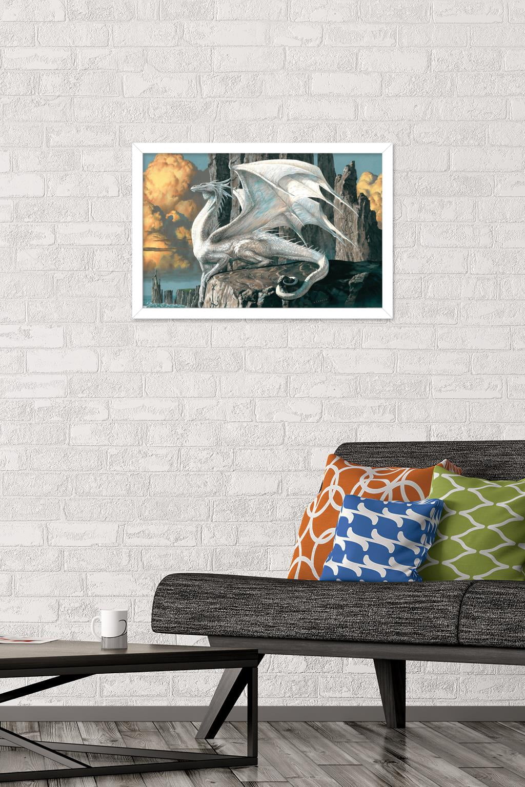 Ciruelo - Hobsyllwin Wall Poster, 14.725" x 22.375", Framed