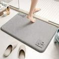 thumbnail image 3 of 40*60CM Absorbent Floor Mat Bathroom Anti-Slip Door Mat Dirt-Resistant Carpet D, 3 of 6
