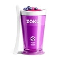 thumbnail image 1 of ZOKU Original Slush and Shake Maker, taza compacta para hacer y servir con núcleo congelador crea batidos, granizados y batidos de una sola porción en minutos, sin BPA, morado, 1 of 5