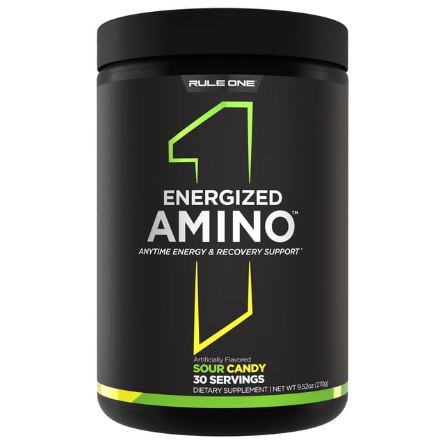 Regla de suplemento 1: Caramelo agrio energizado con proteínas, 30 porciones