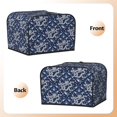 thumbnail image 2 of KLL Dragon Print 4 Slice Toaster Dust Covers Kitchen Small Appliance Cover with 2 Pockets,Can hold Jam Spreader Knife & Toaster Tongs (12.4 x 10.6 x 8.2), 2 of 6