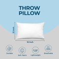 thumbnail image 4 of Juego de almohadas Utopia Bedding de 30 x 41 cm, color blanco, 4 of 7