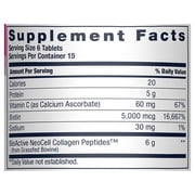 NeoCell Grassfed Collagen Peptides +Vitamin C & Biotin 6000mg 90 Tablets