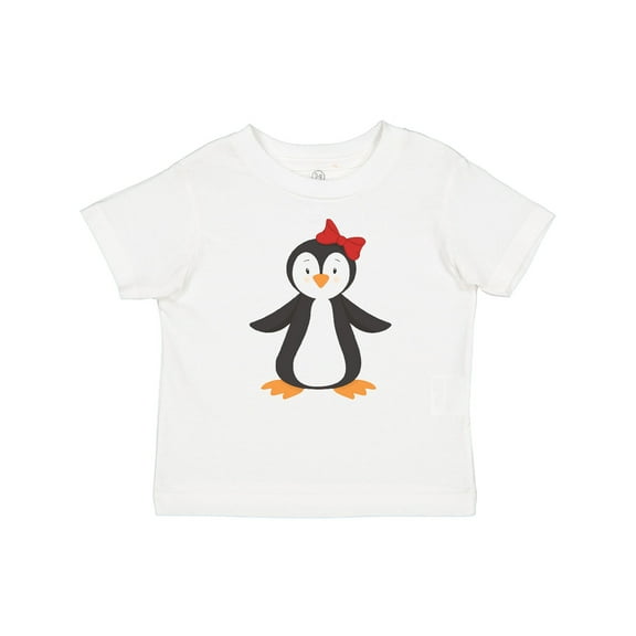 Inktastic Cute Penguin, Little Penguin, Penguin with Bow Boys or Girls Baby T-Shirt