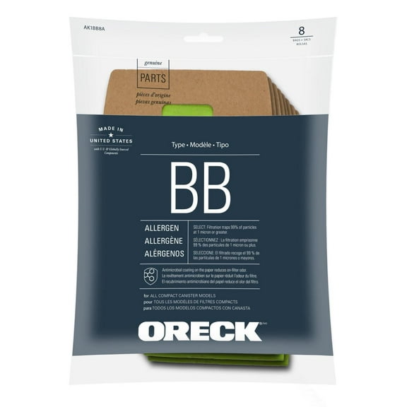 1024039 CANISTER COLLCTN BAG Replacement part for Oreck Canister Vacuum Bags Bag (Pack of 1)