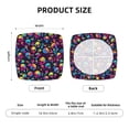 thumbnail image 2 of Balery Skull rainbow color mushroom Stretch Couch Cushion Covers, Individual Sofa Cushion Covers, Soft Chair Sofa Seat Cushion Slipcover with Elastic Bottom Milk Silk-16.9in, 2 of 8
